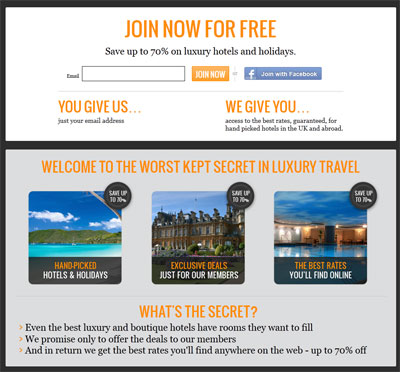 secret escapes luxury holidays hotels