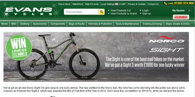 evans cycles sight 3 trail bike