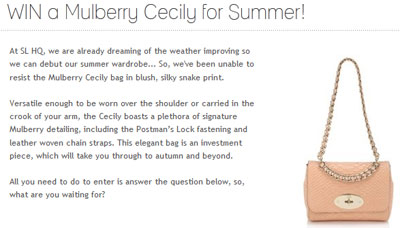mulbery cecily bag