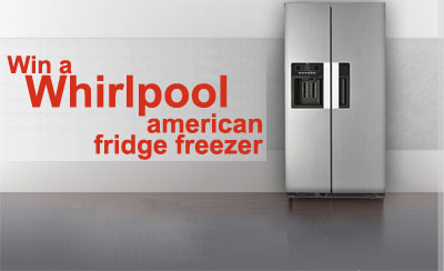 whirlpool american fridge freezer