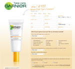 Win A Free Sample Of Garnier Dark Spot Corrector