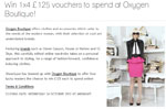 Win One Of Four £125 Oxygen Boutique Vouchers